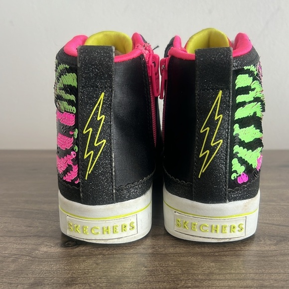 Skechers Flip Kicks High Top Youth Size 2 #874 - Picture 4 of 8